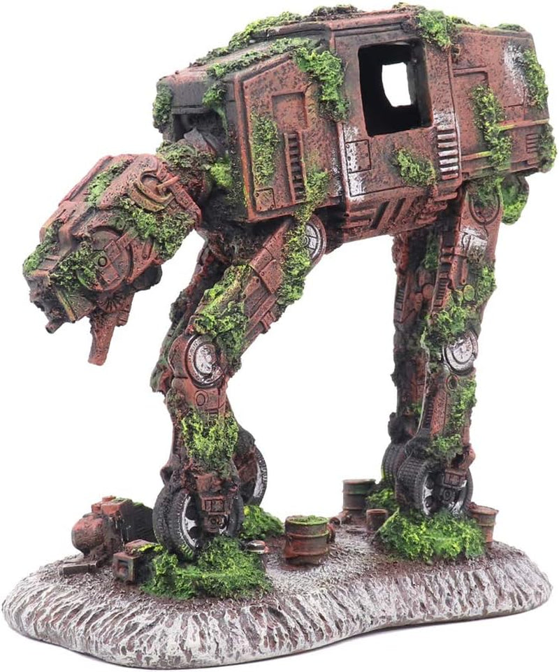 Aquarium Decorations, Cool Walking Land Tank Aquarium Ornament, Alien Fish Robot Tank Decorations for Betta, Small