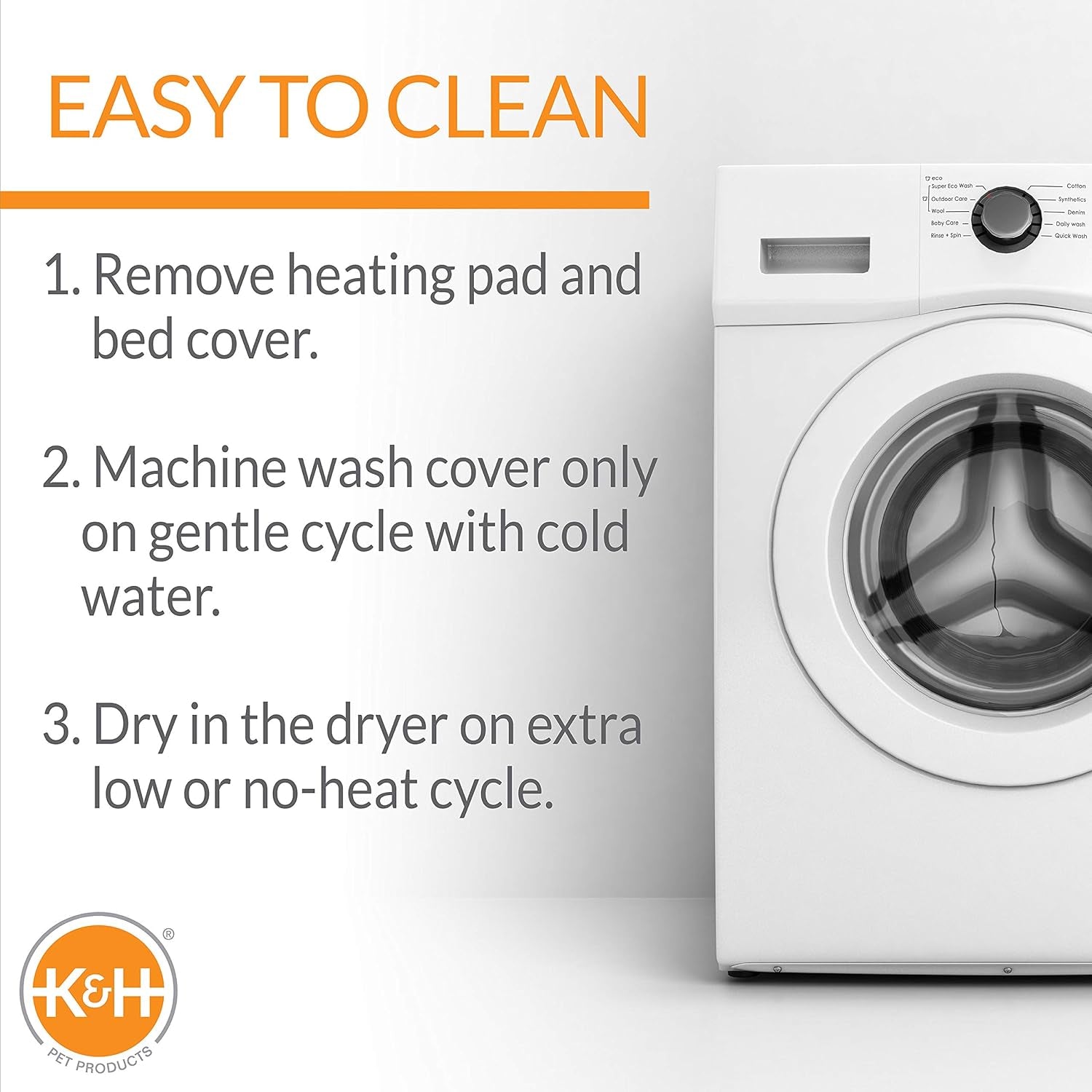 Heated Cat Bed Indoor with Bolster  Orthopedic Foam, Waterproof Heating Pad, Safety Listed Pet Warmer for Cats & Small Dogs, 18” Round (Blue)